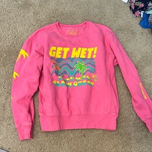 Get Wet Pink Graphic Women's Sweater